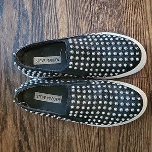 Black Spiked Steve Madden Size 5.5